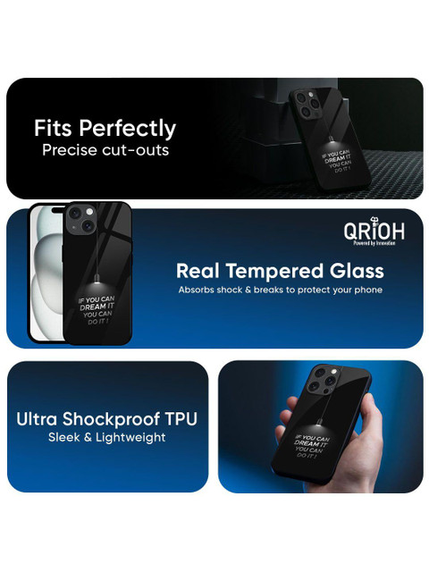 QRIOH Quirky Printed iPhone 12 Mini Back Case Mobile Accessories - Image 2