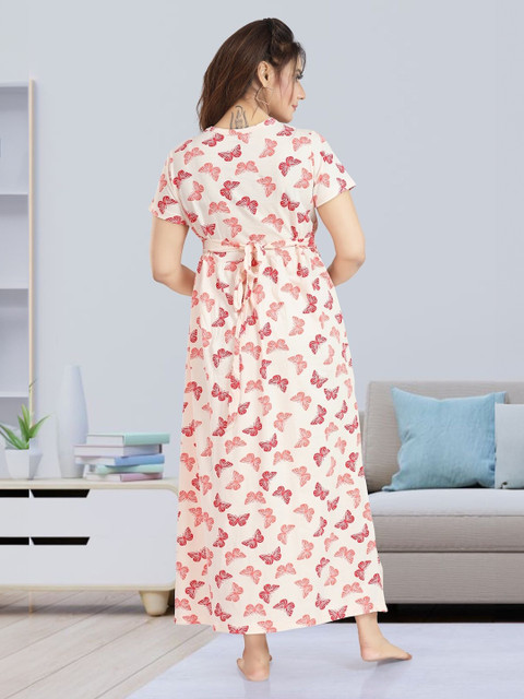 MomsBae Women Printed Nightdress - Image 5