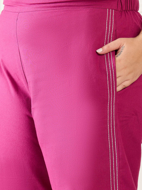 Sztori Pure Cotton V-Neck Waistcoat With Trouser Co-Ords - Image 3