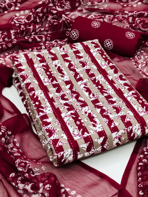 Attigo Printed Unstitched Dress Material