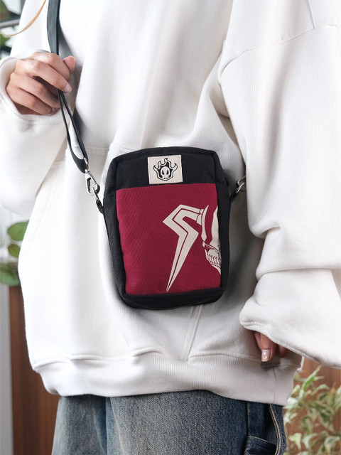 COMICSENSE Bleach Anime Hollow Printed Pocket Organiser Shoulder Bag
