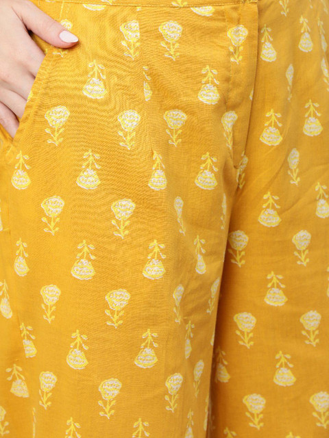 SZN Floral Printed Top With Trouser Co-ord Set - Image 3