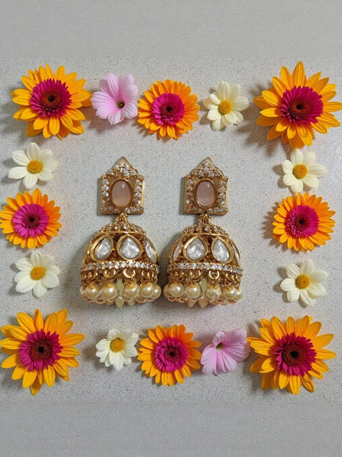 BlingNation American Diamond Brass Earrings - Image 6