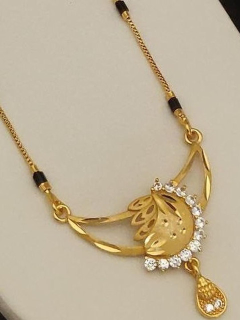 Queenzart Women Gold Mangalsutra