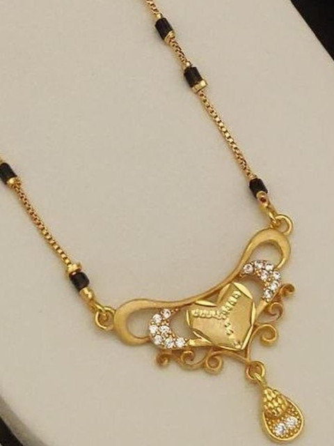 Queenzart Women Gold Mangalsutra