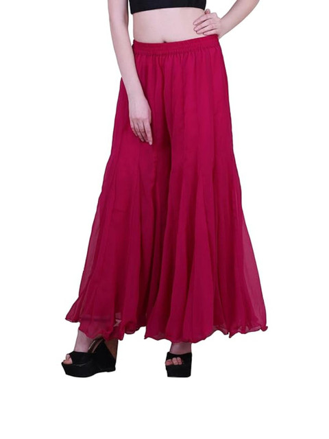 Aura Glam Women Georgette Sharara