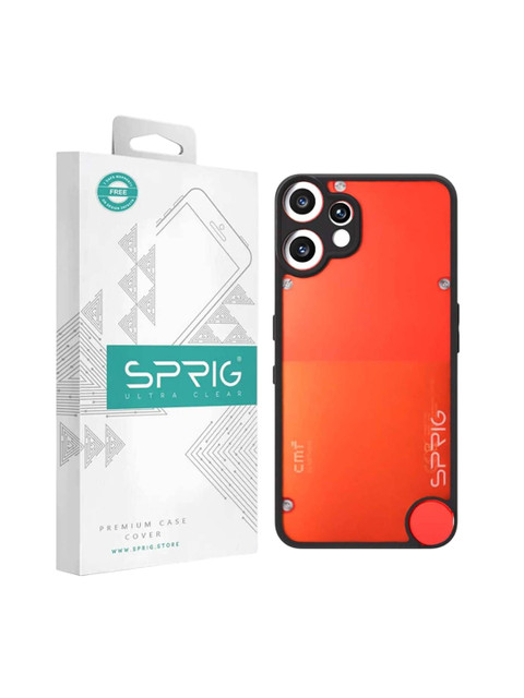SPRIG Nothing Phone CMF 2 Pro Matte Black Transparent Back Cover