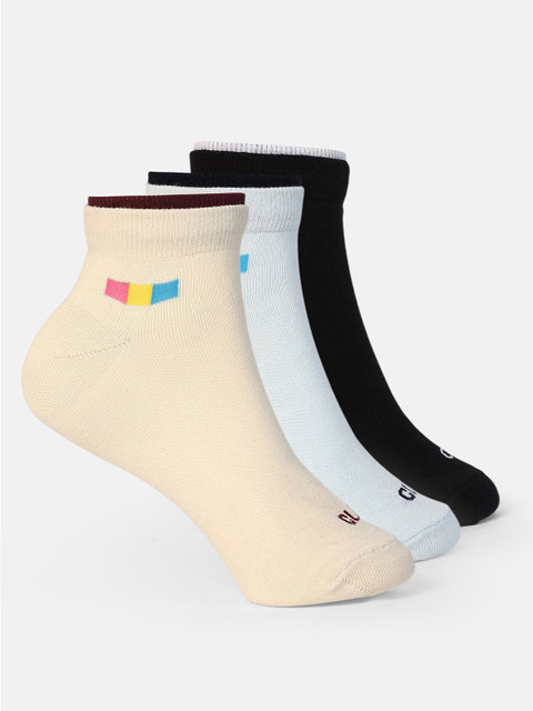 CULT Women Pack Of 3 Ankle-length Socks