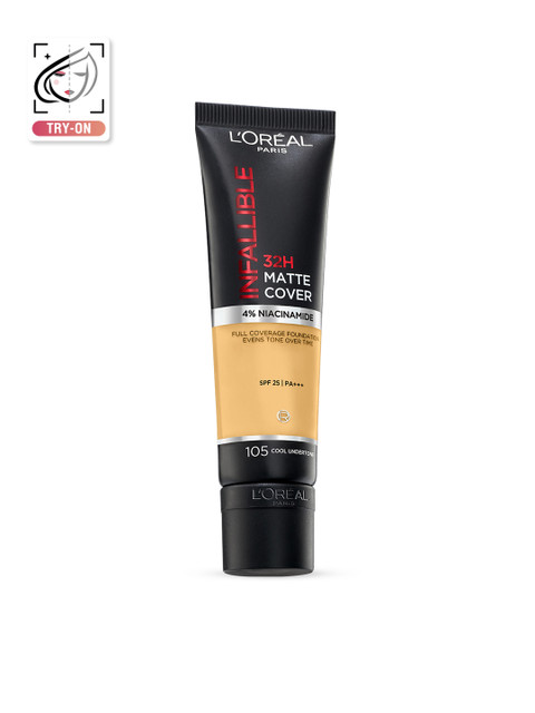 L'Oreal Paris Infallible 32H Matte Cover Liquid Foundation 30 ml - 105