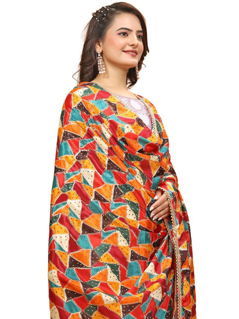 Kemza Bandhani Printed Dupatta
