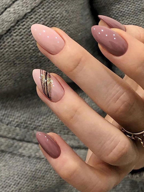 Vembley Pink 24 Pcs Reusable Artificial Nails