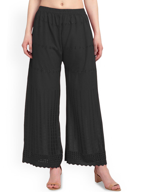 SRISARAS Women Wide Leg Palazzos