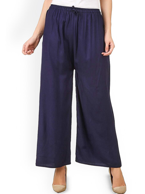 SRISARAS Women Flared Palazzos