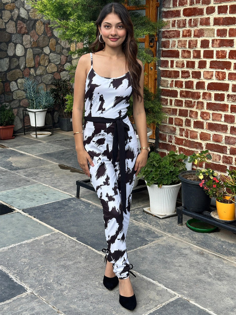 BAESD Women Printed Basic Jumpsuit