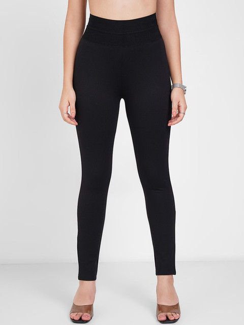 Annabelle by Pantaloons Women Skinny Fit Mid-Rise Formal Trousers