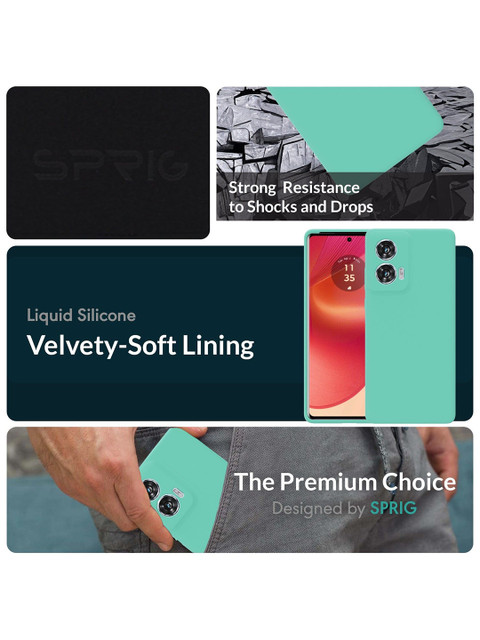 SPRIG Moto G96 Liquid Silicone Back Cover - Image 3