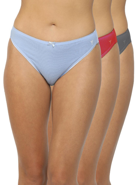 Shyygl Set of 3 Low-Rise Bikini Briefs