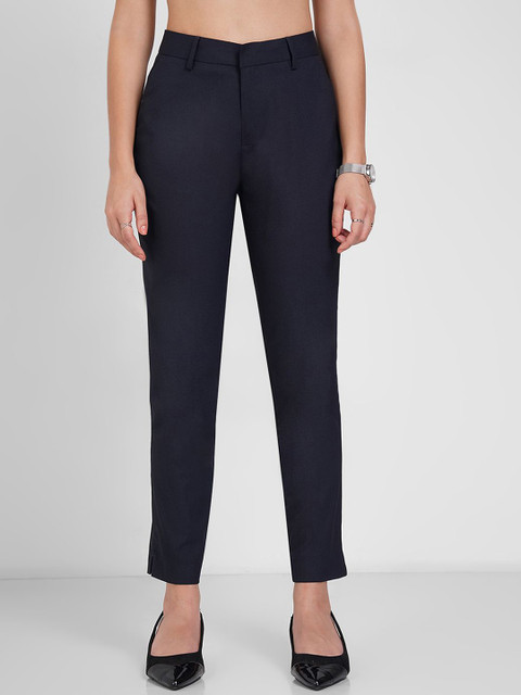 Annabelle by Pantaloons Women Slim Fit Mid-Rise Formal Trousers
