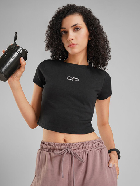 Ajile by Pantaloons Women Crop Regular Top