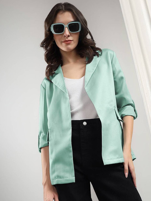 Stylecast X Kotty Single-Breasted Open Front Blazer