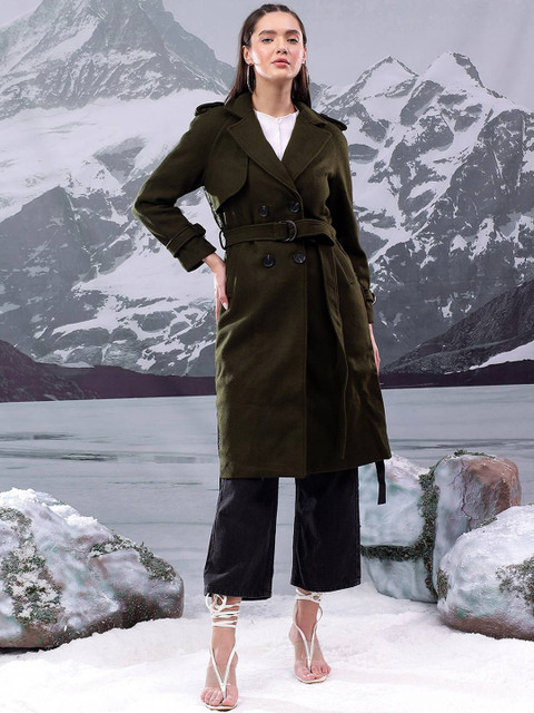 Stylecast X Kotty Knee Length Overcoat