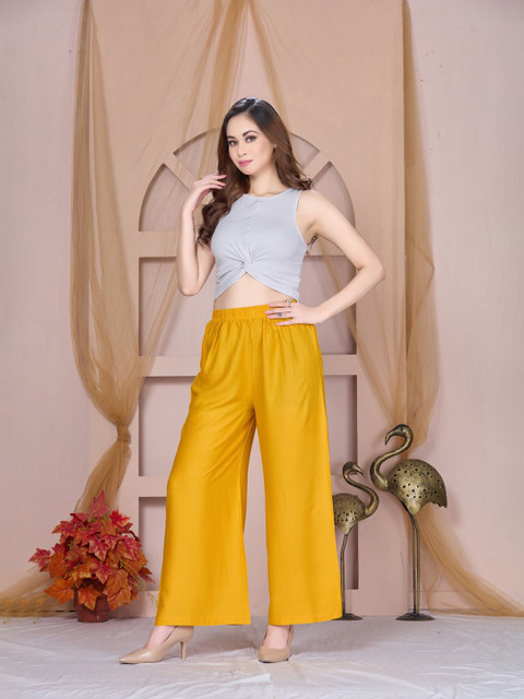 Vivika Women Western Flared Palazzos