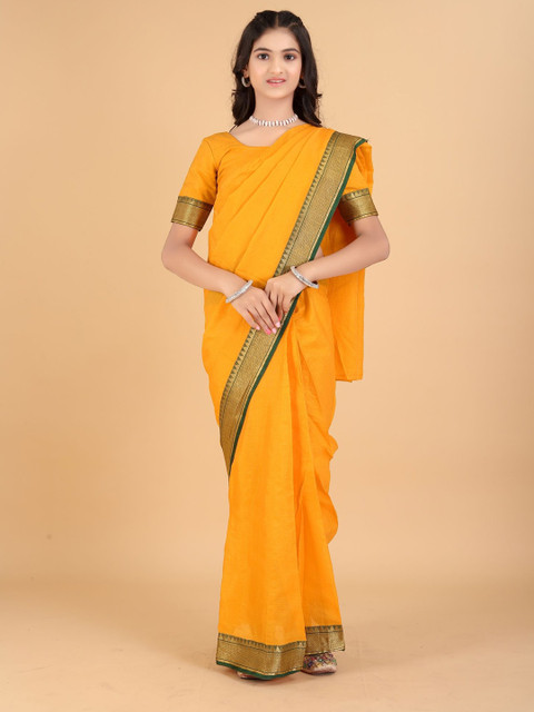 BAESD Girls Zari Bhagalpuri Saree