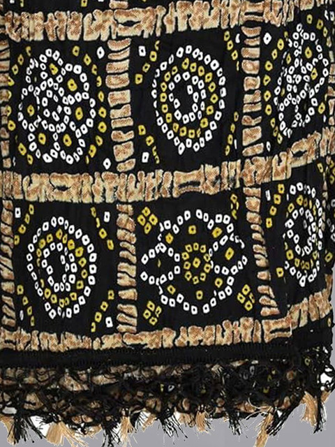 Trendmalls Bandhani Printed Chinon Silk Dupatta - Image 6