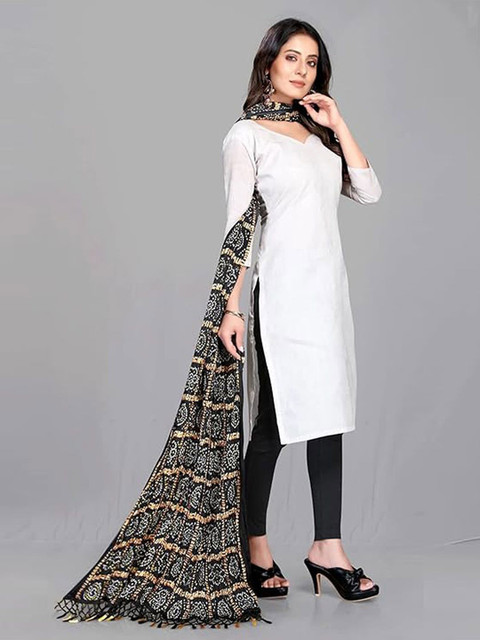 Trendmalls Bandhani Printed Chinon Silk Dupatta - Image 3