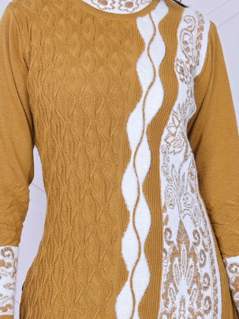 KNITZY Women Ethnic Motifs Kurta with Churidar - Image 2