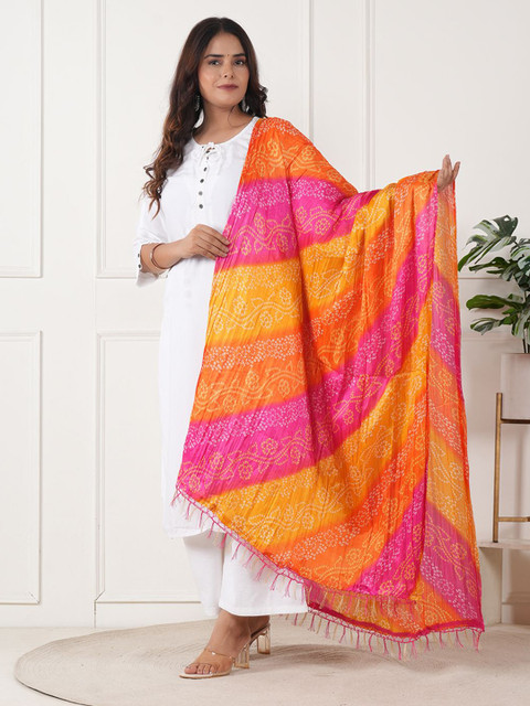 ZOOMBIE Bandhani Printed Dupatta