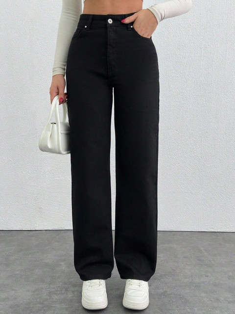 Shrutika Women Jean Wide Leg High-Rise Stretchable Jeans