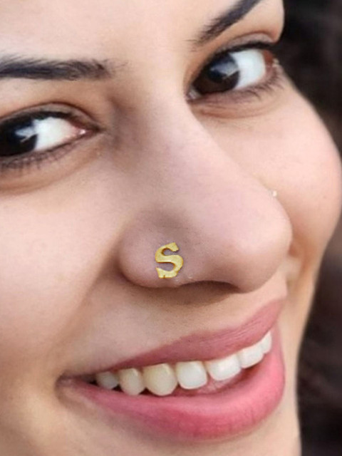 Sangria S Alphabet Stud Nosepin