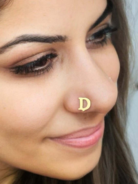 Sangria D Alphabet Stud Nosepin