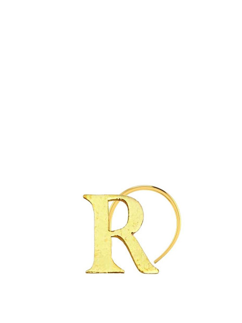 Sangria R Alphabet Stud Nosepin