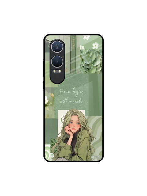 QRIOH Floral Printed OnePlus Nord CE4 Lite 5G Back Case Mobile Accessories