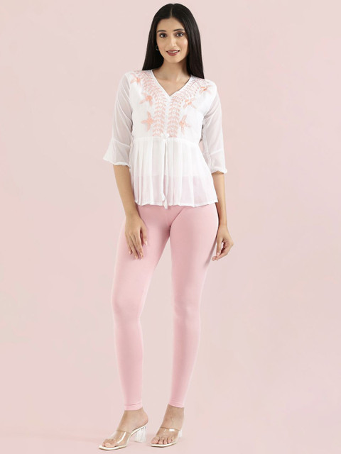 Go Colors Women Ankle Length Leggings - Image 5