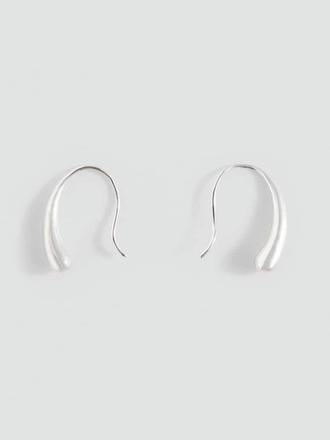 MANGO Teardrop Shaped Drop Earrings