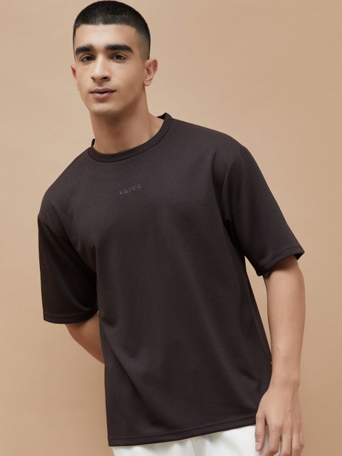 Kappa Brand Logo Self Design T-shirt