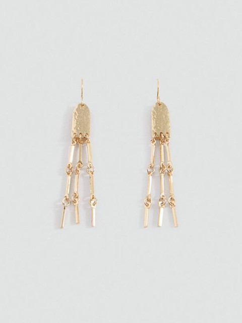 MANGO Contemporary Drop Earrings