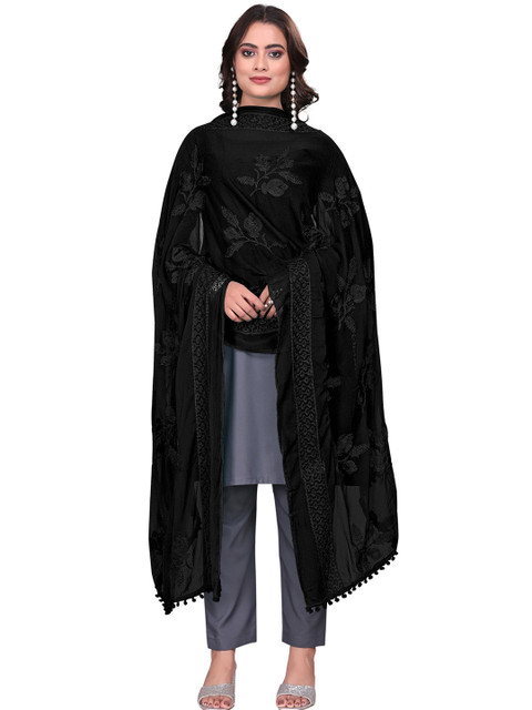 Kemza Embroidered Phulkari Dupatta