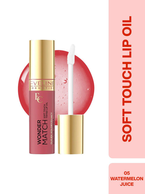 Eveline Cosmetics Wonder Match Soft Touch Lip Oil - 5 ml - Watermelon Juice 05