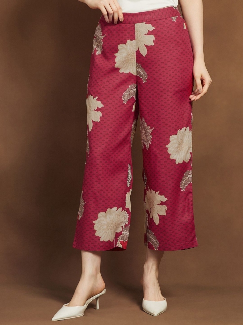 Melange by Lifestyle Women Floral Printed Regular Fit Trousers