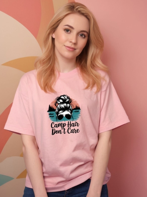 DressBerry Printed Round Neck Cotton T-shirt