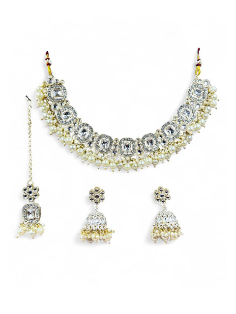 ANTIQUE JEWELLERY Women Cream Necklace and Chains