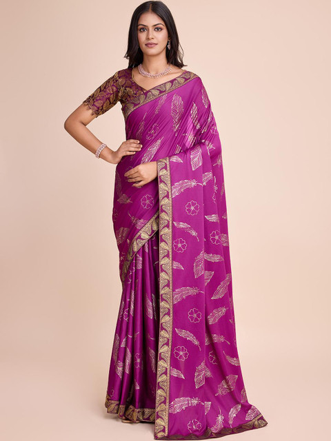 HARIOM FASHION Floral Saree