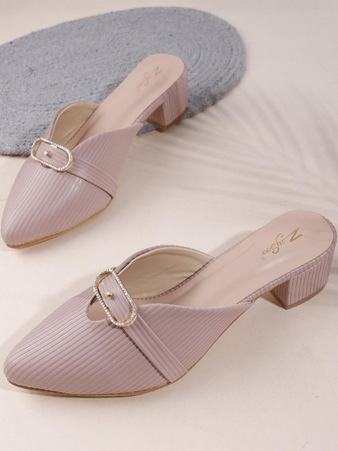 ZAYSOO Women Block Heel Sandals