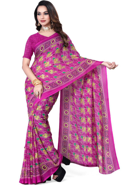 HARIOM FASHION Floral Saree
