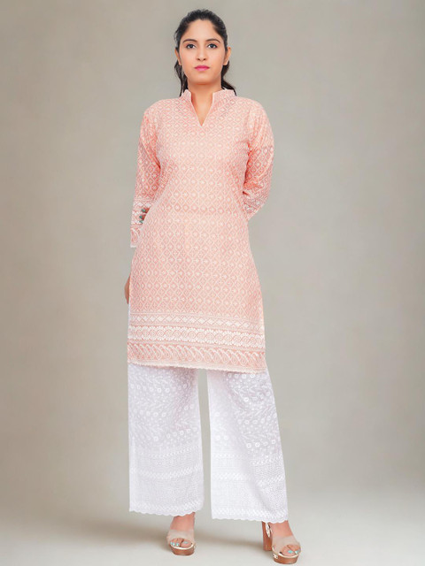 Mytrendzs Women Peach Kurtas