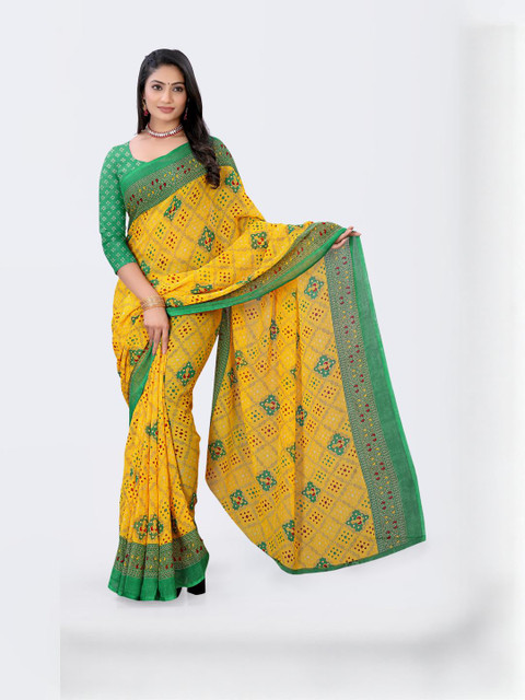 HARIOM FASHION Embellished Saree - Image 4